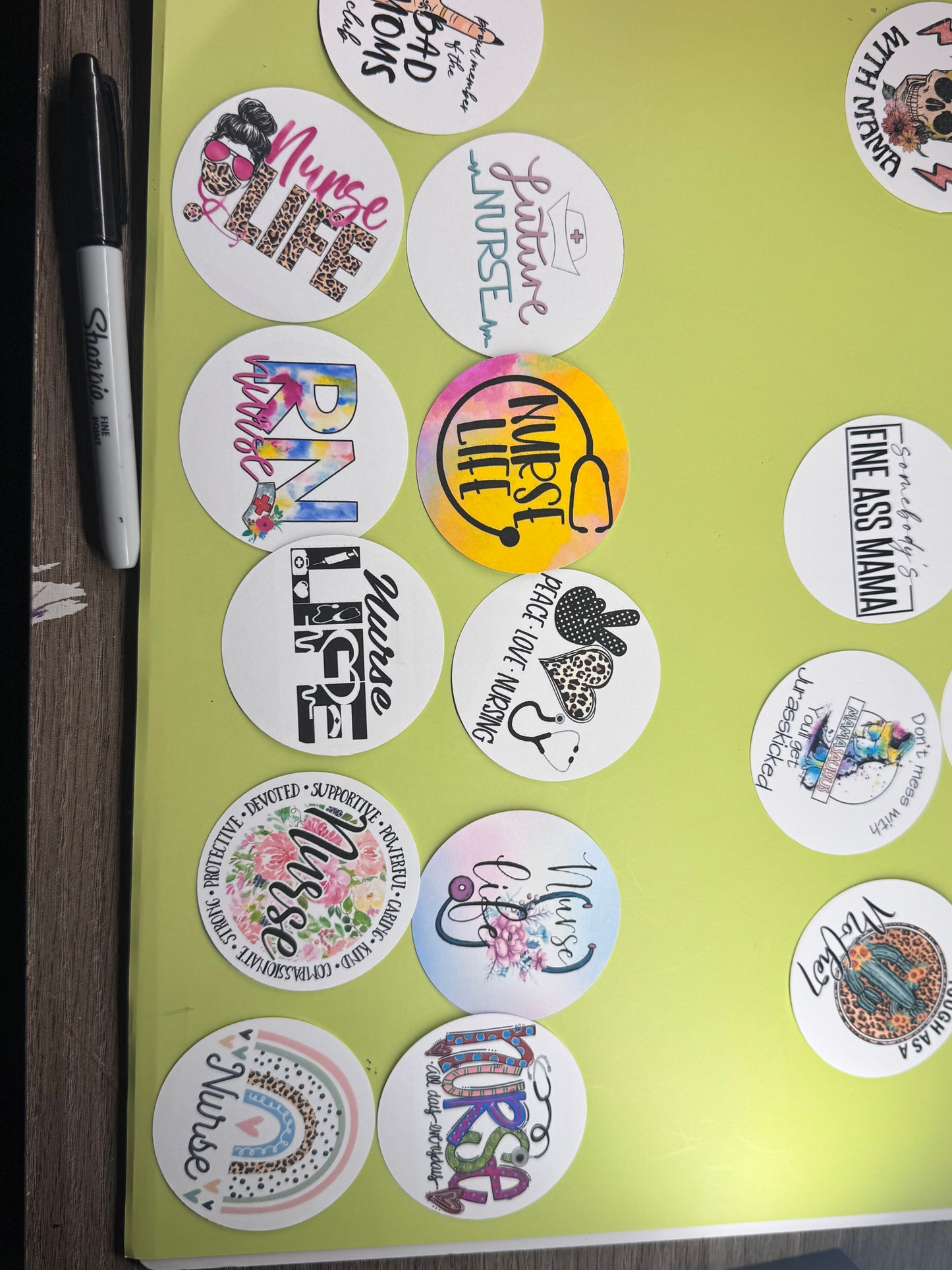 Round Card Stock Freshie