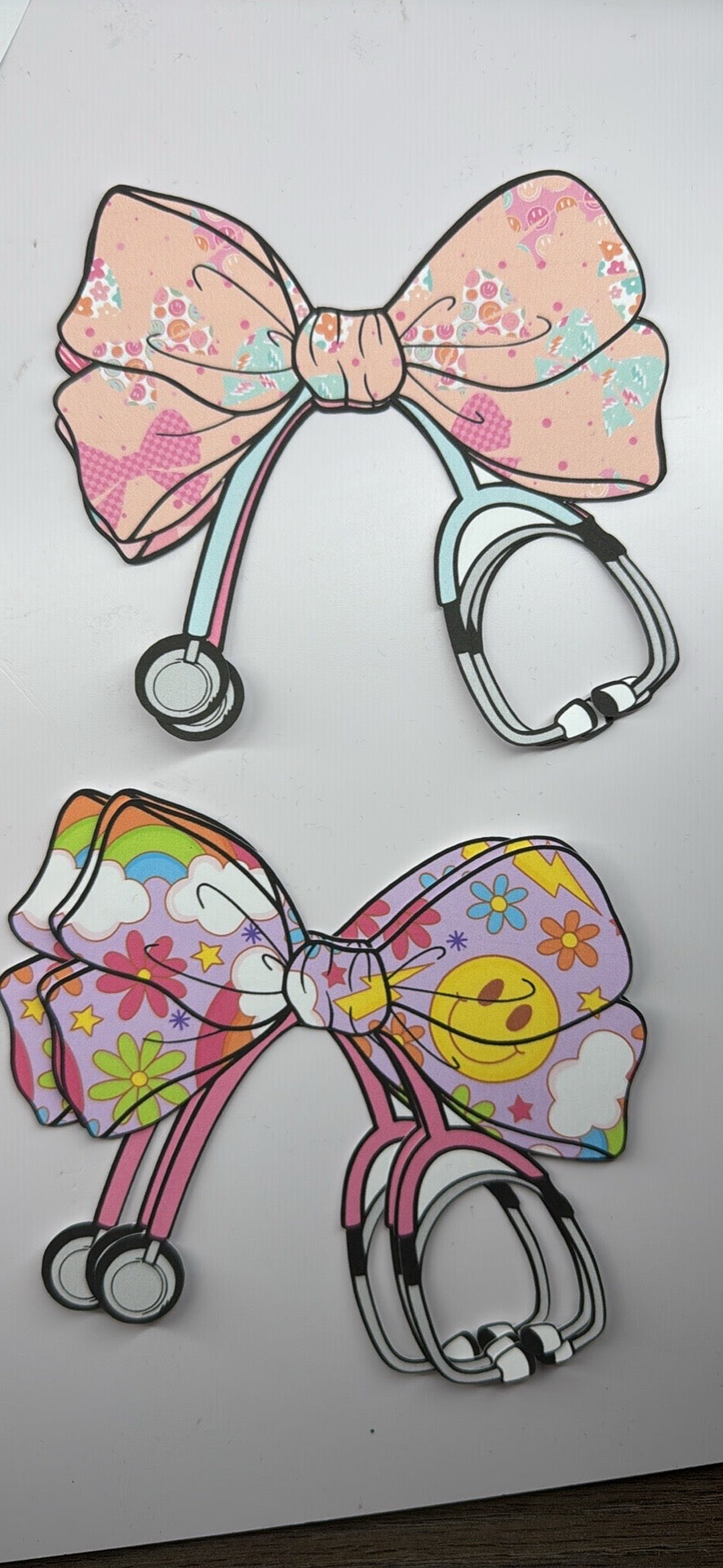 Stethoscope Bow- card stock design