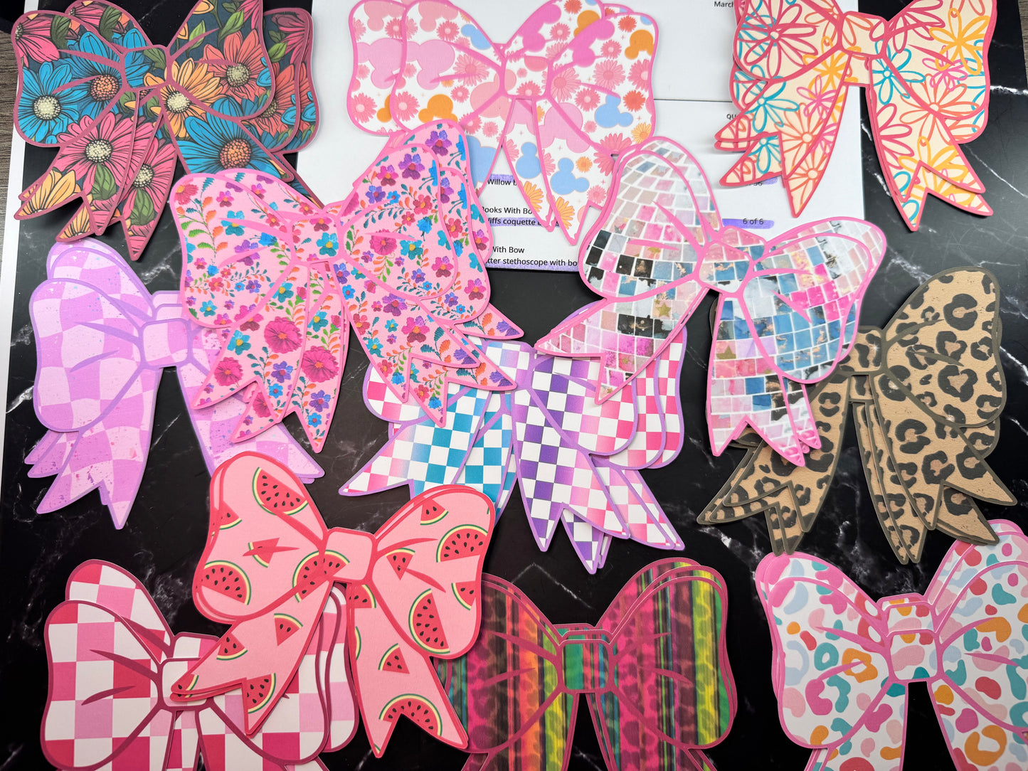 Card-stock Bow