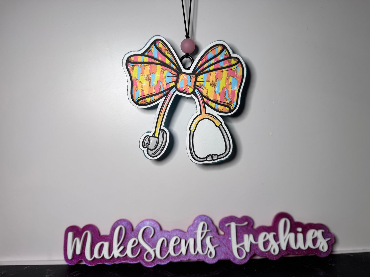 Stethoscope Bow-  card stock design