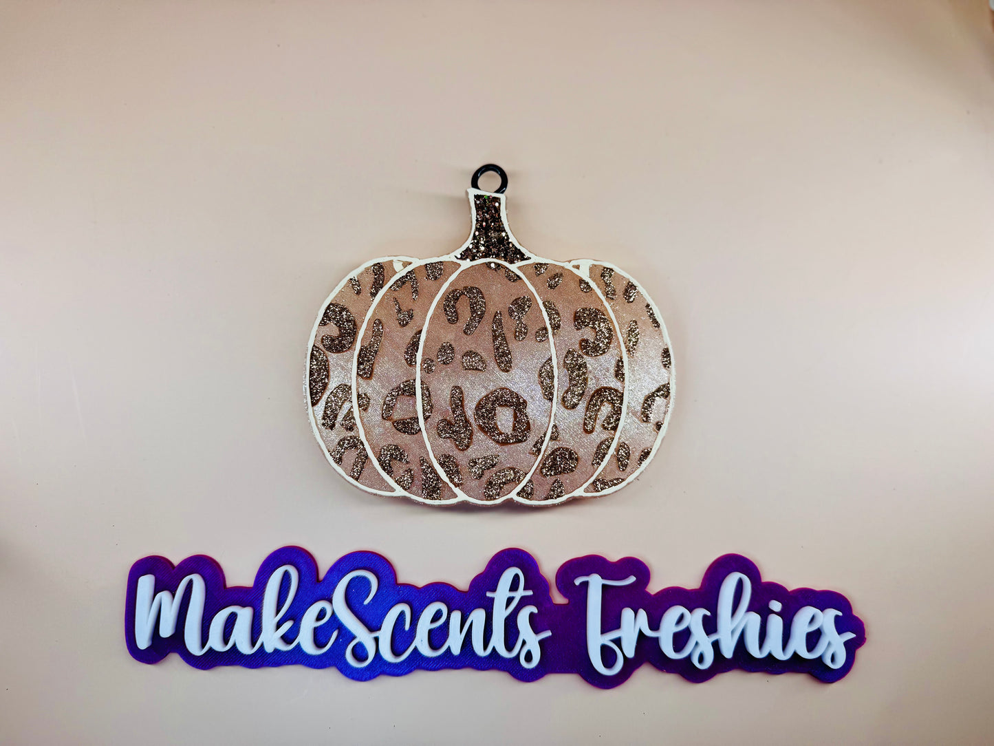 Cheetah Print Pumpkin