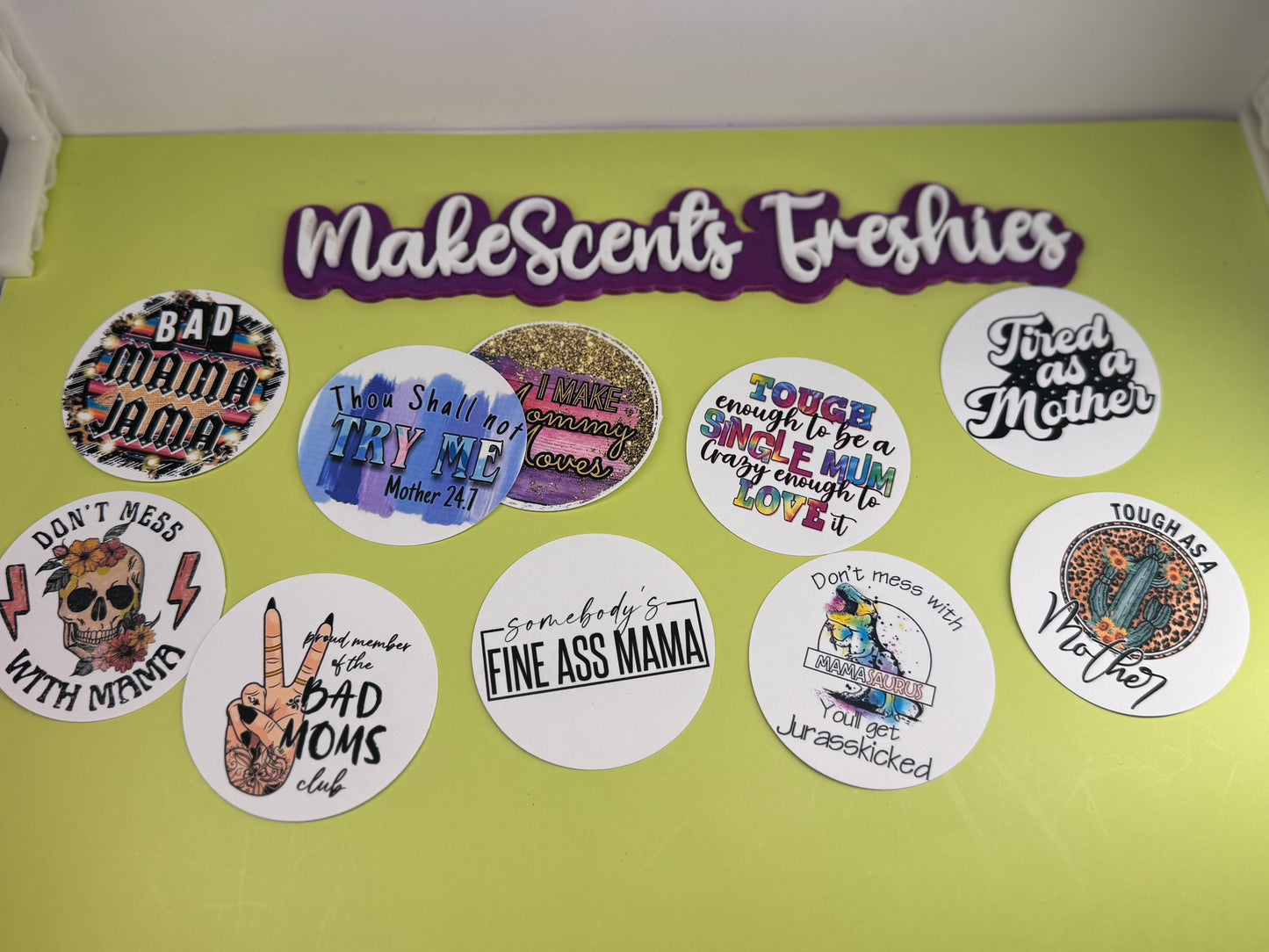 Round Card Stock Freshie