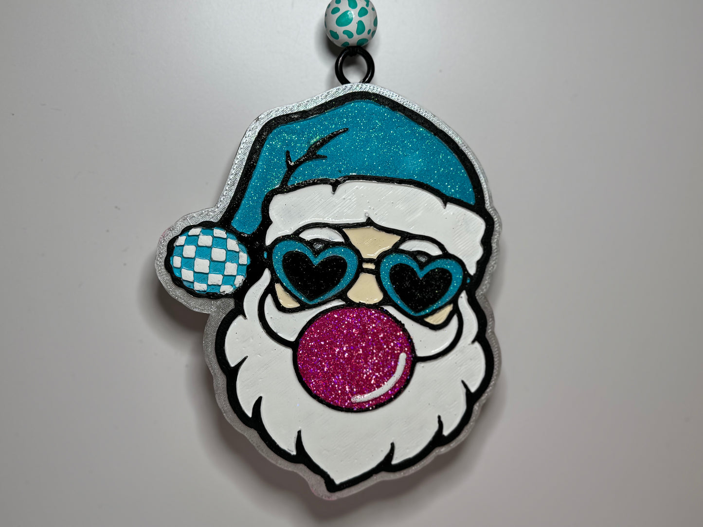 Bubble Gum Santa Freshie